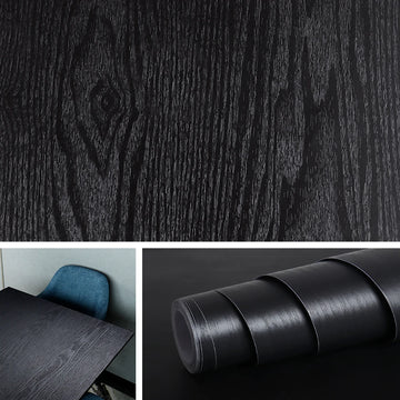 Vinyl Self-adhesive Waterproof Wood Wallpapers Wall Stickers for Wall in Rolls Furniture Renovation Film Bedroom Home Decor PVC